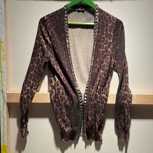 Hysteric Glamour Leopard Cardigan